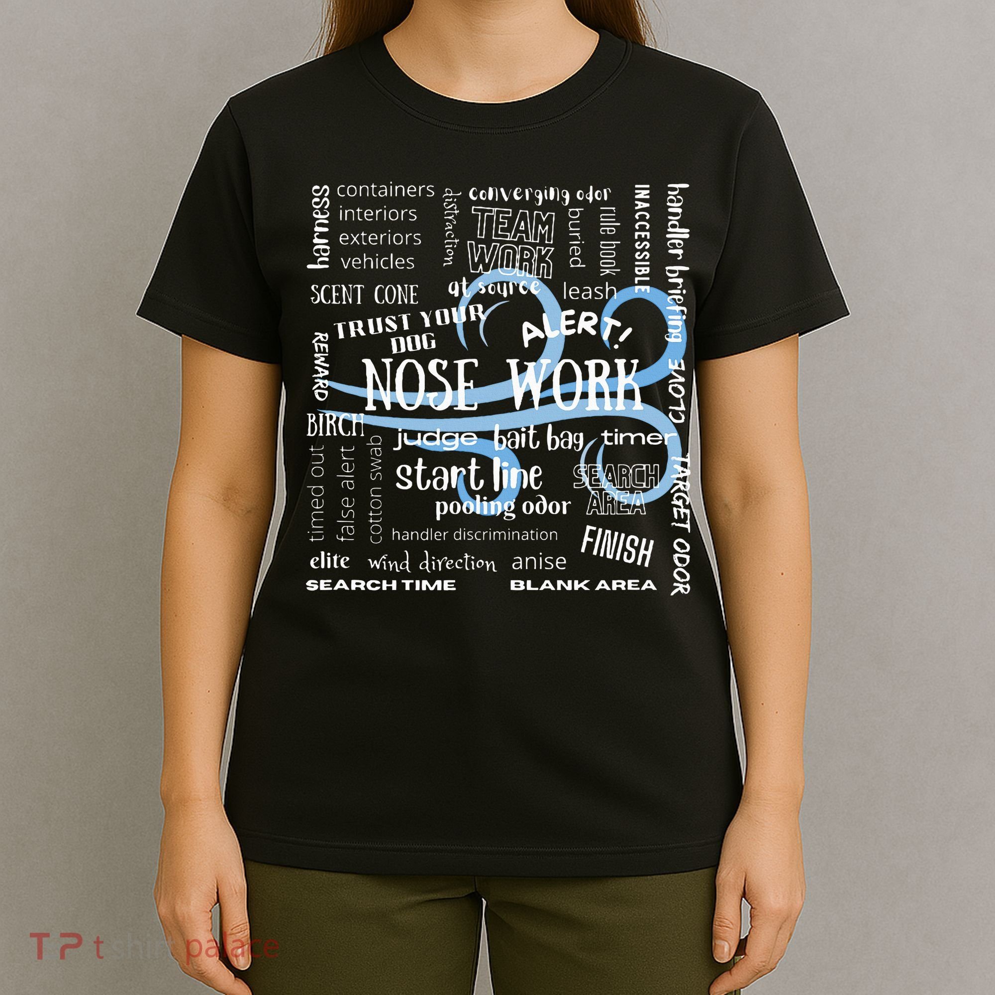 Canine Nosework Sniffer Dog T-Shirt