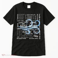 Canine Nosework Sniffer Dog Tall T-Shirt thumb 0