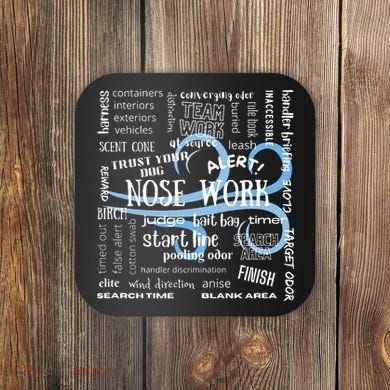Canine Nosework Sniffer Dog Coaster
