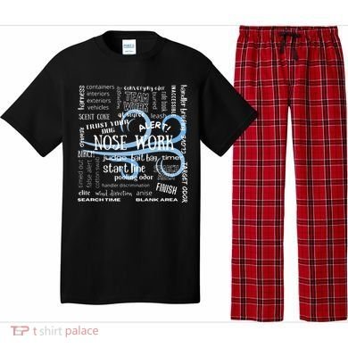 Canine Nosework Sniffer Dog Pajama Set