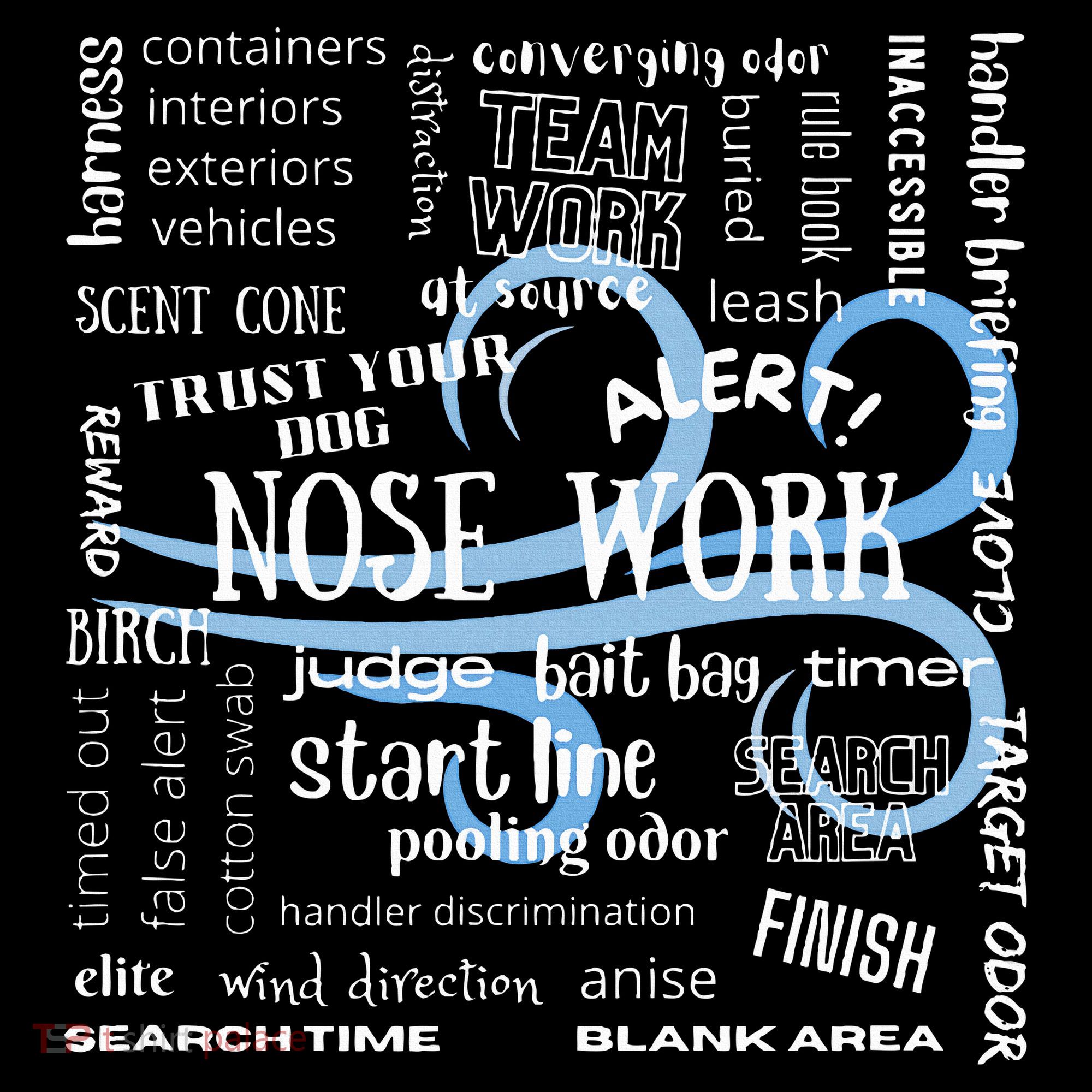 Canine Nosework Sniffer Dog Women's Hoodie