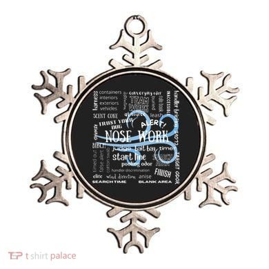 Canine Nosework Sniffer Dog Ornament