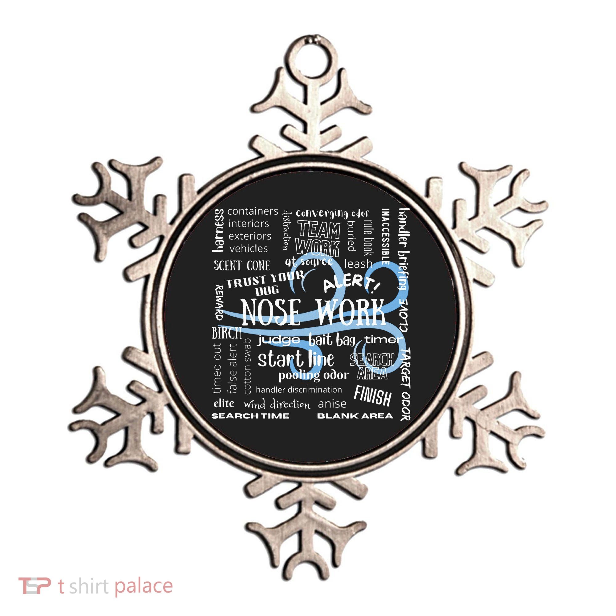 Canine Nosework Sniffer Dog Ornament