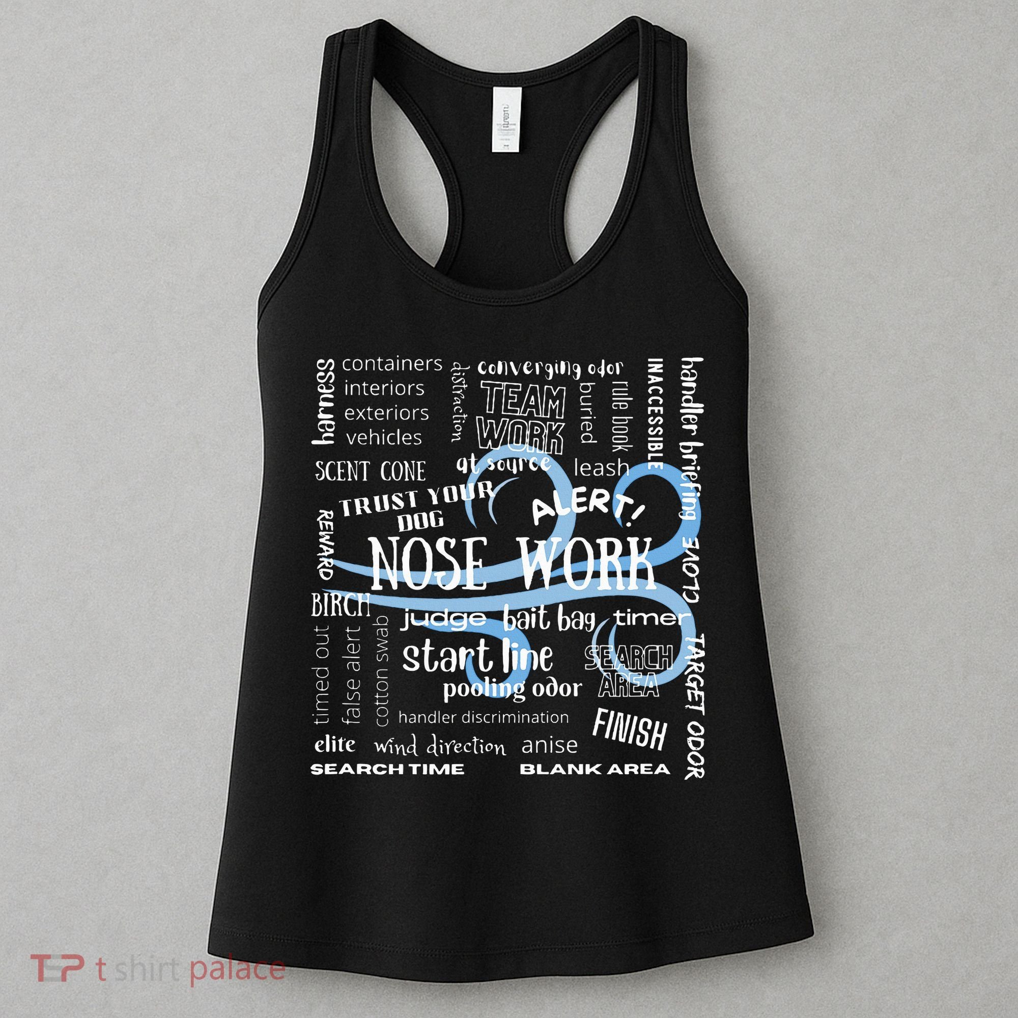 Canine Nosework Sniffer Dog Women's Tank Top
