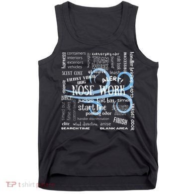 Canine Nosework Sniffer Dog Tank Top