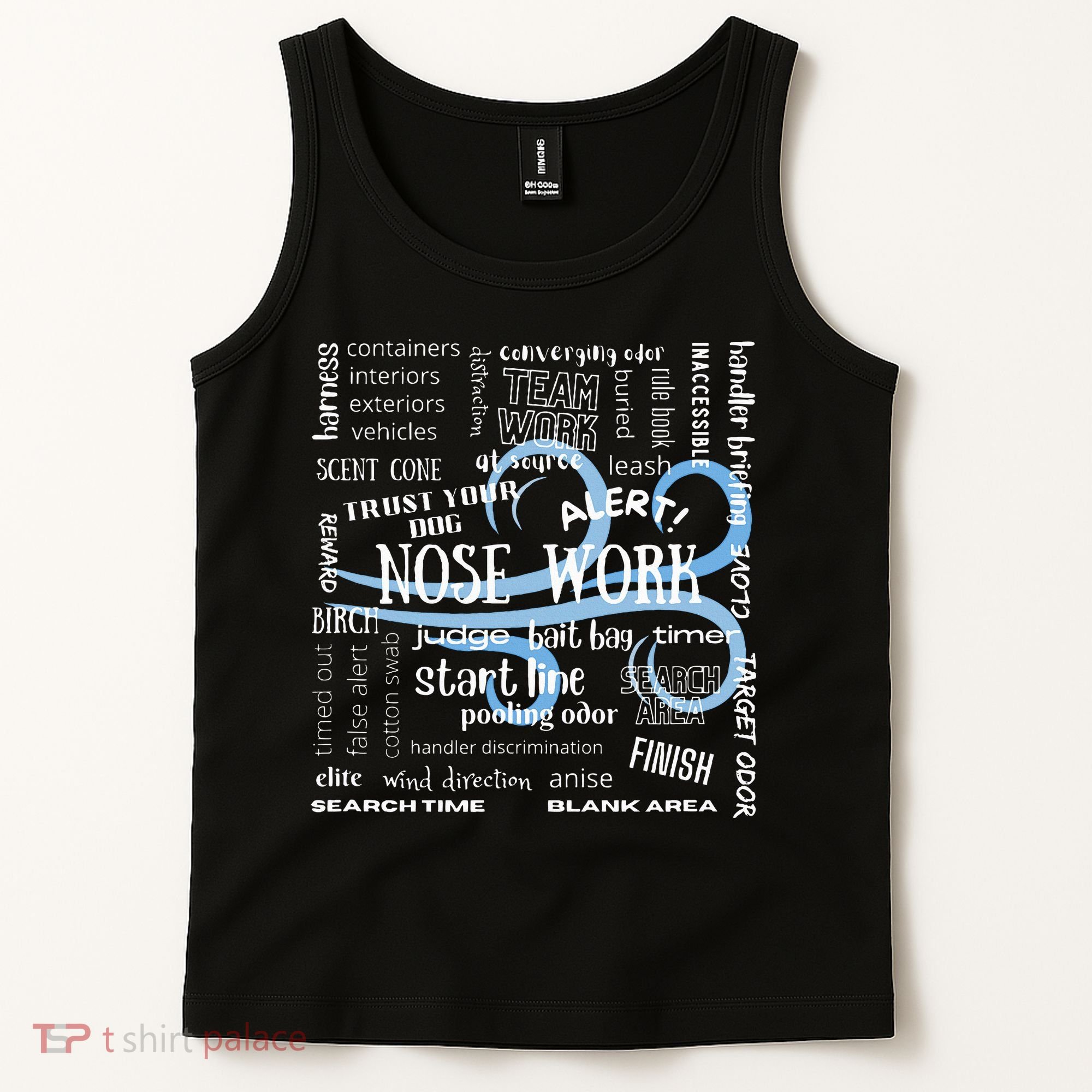 Canine Nosework Sniffer Dog Tank Top
