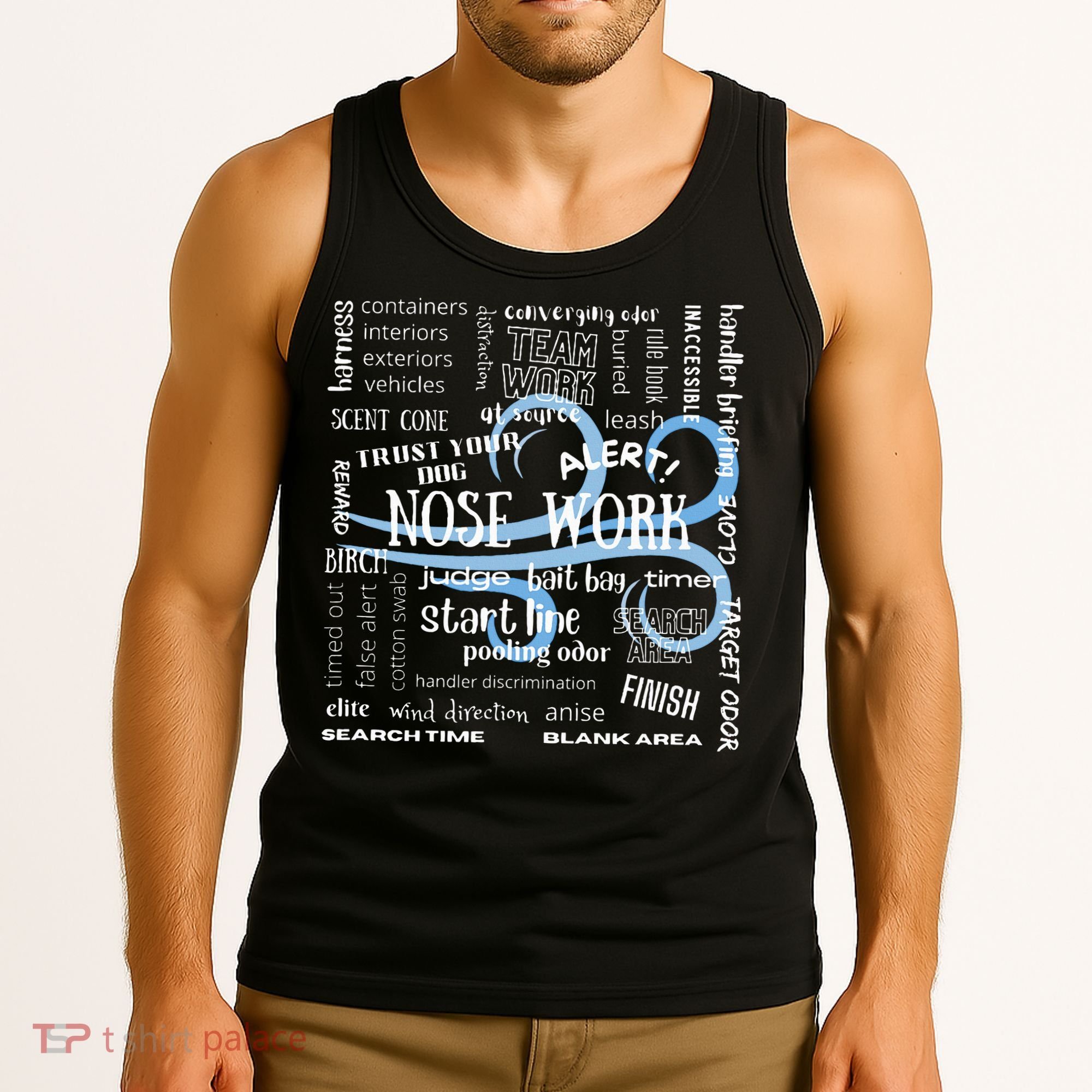 Canine Nosework Sniffer Dog Tank Top