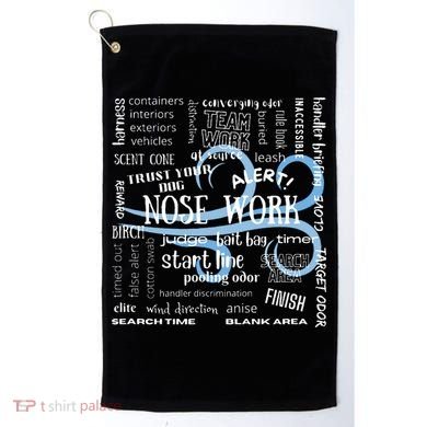 Canine Nosework Sniffer Dog Golf Towel