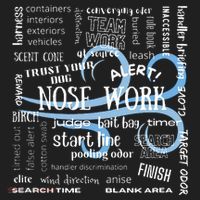 Canine Nosework Sniffer Dog Golf Towel thumb 3