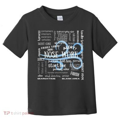 Canine Nosework Sniffer Dog Toddler T-Shirt