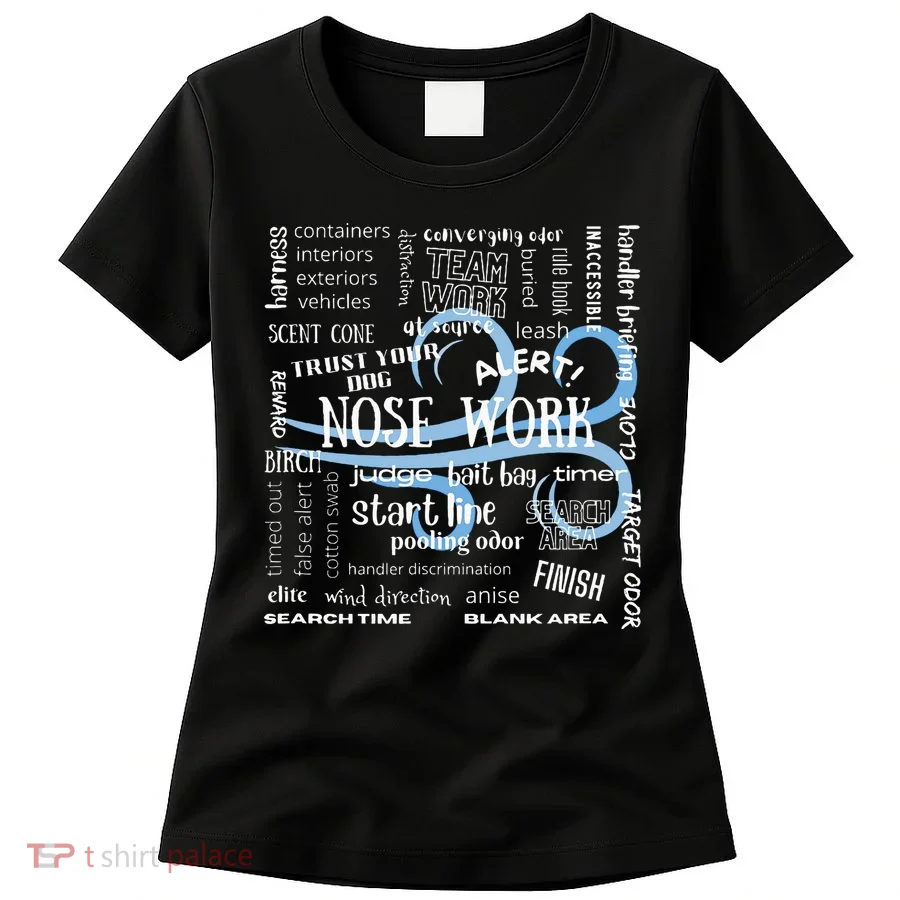 Canine Nosework Sniffer Dog Women's T-Shirt