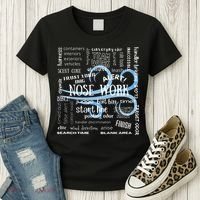Canine Nosework Sniffer Dog Women's T-Shirt thumb 3