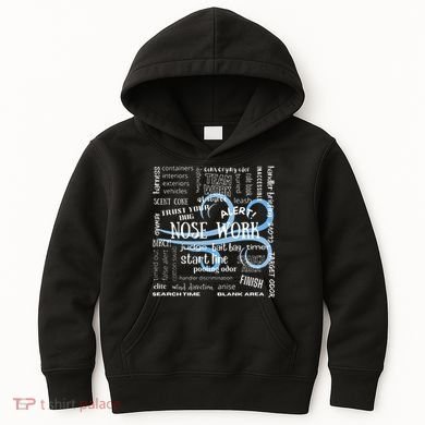 Canine Nosework Sniffer Dog Kids Hoodie