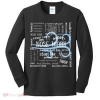 Canine Nosework Sniffer Dog Kids Long Sleeve Shirt thumb 0