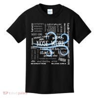 Canine Nosework Sniffer Dog Kids T-Shirt thumb 0