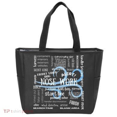 Canine Nosework Sniffer Dog Tote Bag