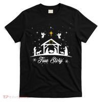 Christmas Nativity True Story Nativity Scene Gifts T-Shirt thumb 0