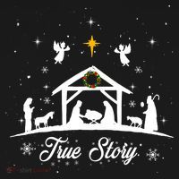 Christmas Nativity True Story Nativity Scene Gifts Ornament thumb 1
