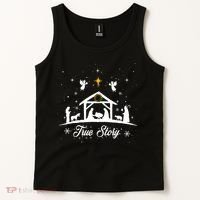 Christmas Nativity True Story Nativity Scene Gifts Tank Top thumb 2