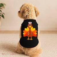 Cute Nurse Thanksgiving Turkey Doggie Tank thumb 2