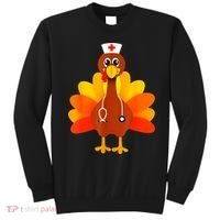 Cute Nurse Thanksgiving Turkey Sweatshirt thumb 0