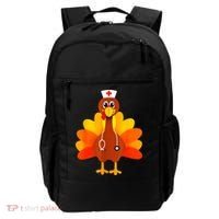 Cute Nurse Thanksgiving Turkey Backpack thumb 0