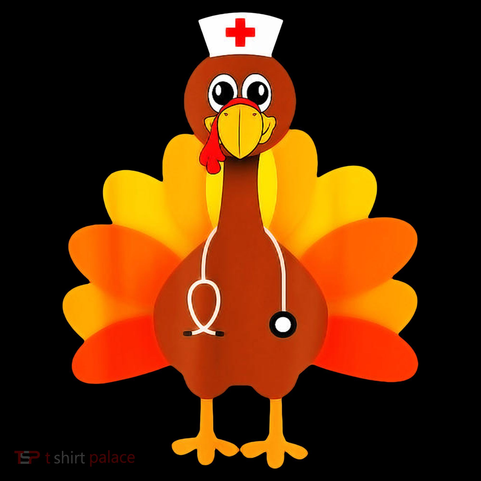 Cute Nurse Thanksgiving Turkey Visor
