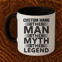 Custom Name The Man The Myth The Legend Coffee Mug thumb 2