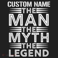 Custom Name The Man The Myth The Legend Tumbler thumb 3