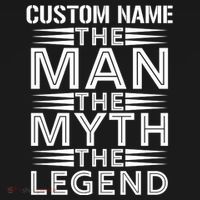Custom Name The Man The Myth The Legend Ornament thumb 1