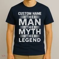 Custom Name The Man The Myth The Legend T-Shirt thumb 3