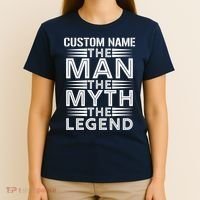 Custom Name The Man The Myth The Legend T-Shirt thumb 4