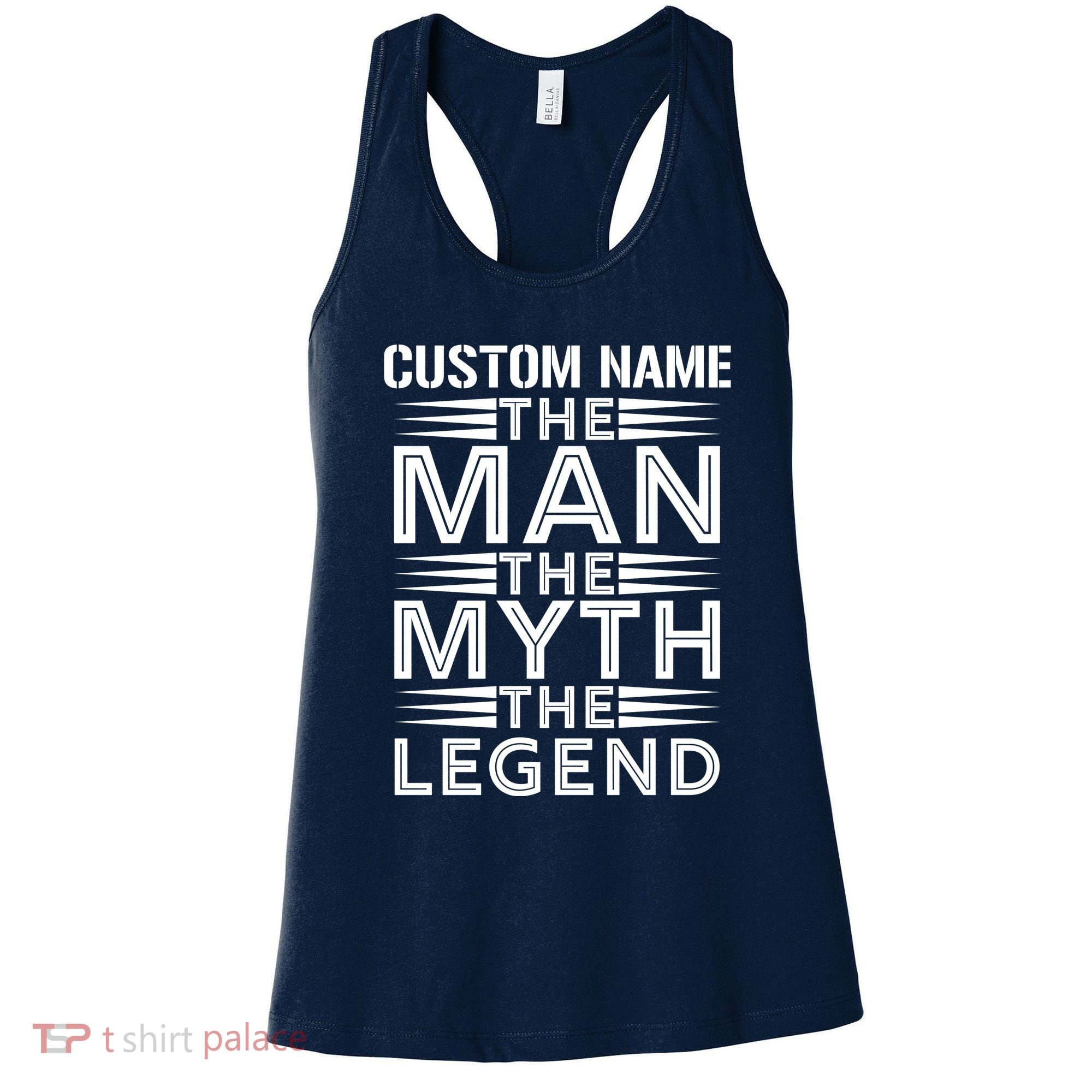 Custom Name The Man The Myth The Legend Women's Tank Top
