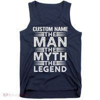 Custom Name The Man The Myth The Legend Tank Top thumb 0