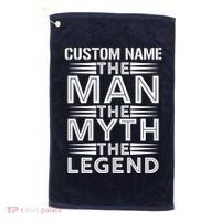 Custom Name The Man The Myth The Legend Golf Towel thumb 0