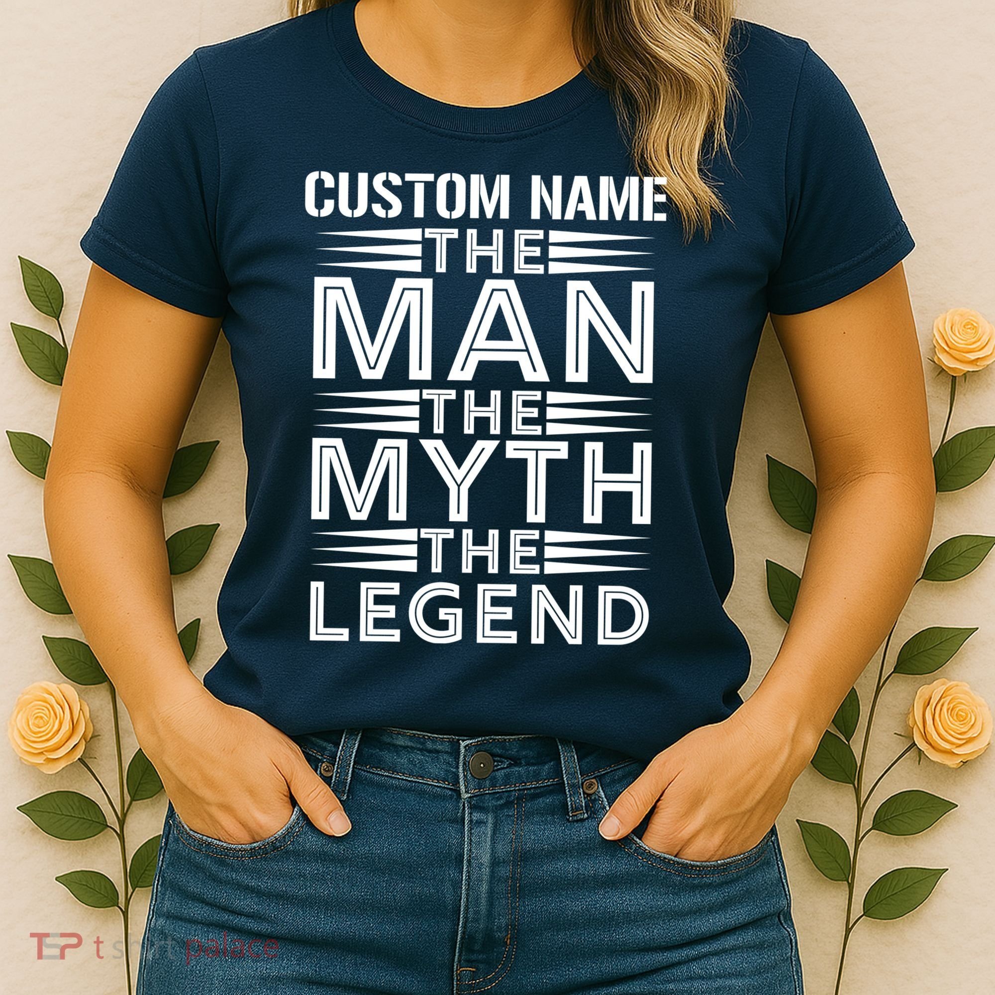 Custom Name The Man The Myth The Legend Women's T-Shirt