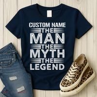 Custom Name The Man The Myth The Legend Women's T-Shirt thumb 3
