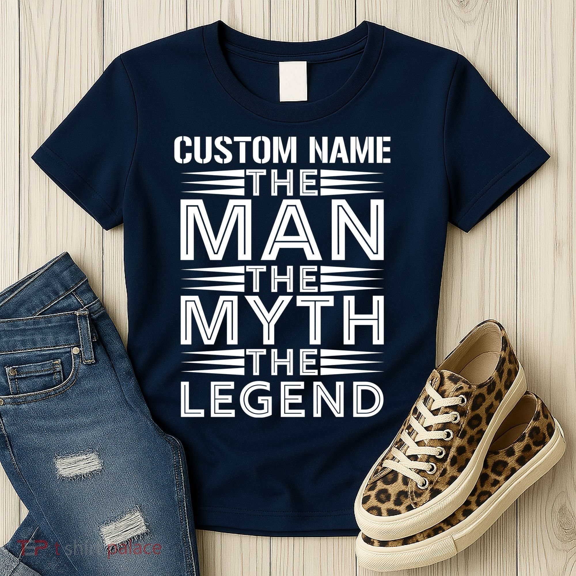 Custom Name The Man The Myth The Legend Women's T-Shirt