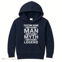 Custom Name The Man The Myth The Legend Kids Hoodie thumb 0
