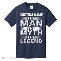 Custom Name The Man The Myth The Legend Kids T-Shirt thumb 0