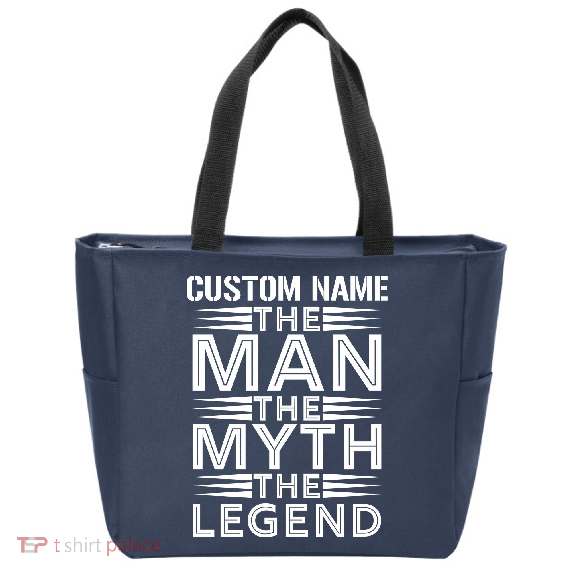 Custom Name The Man The Myth The Legend Tote Bag
