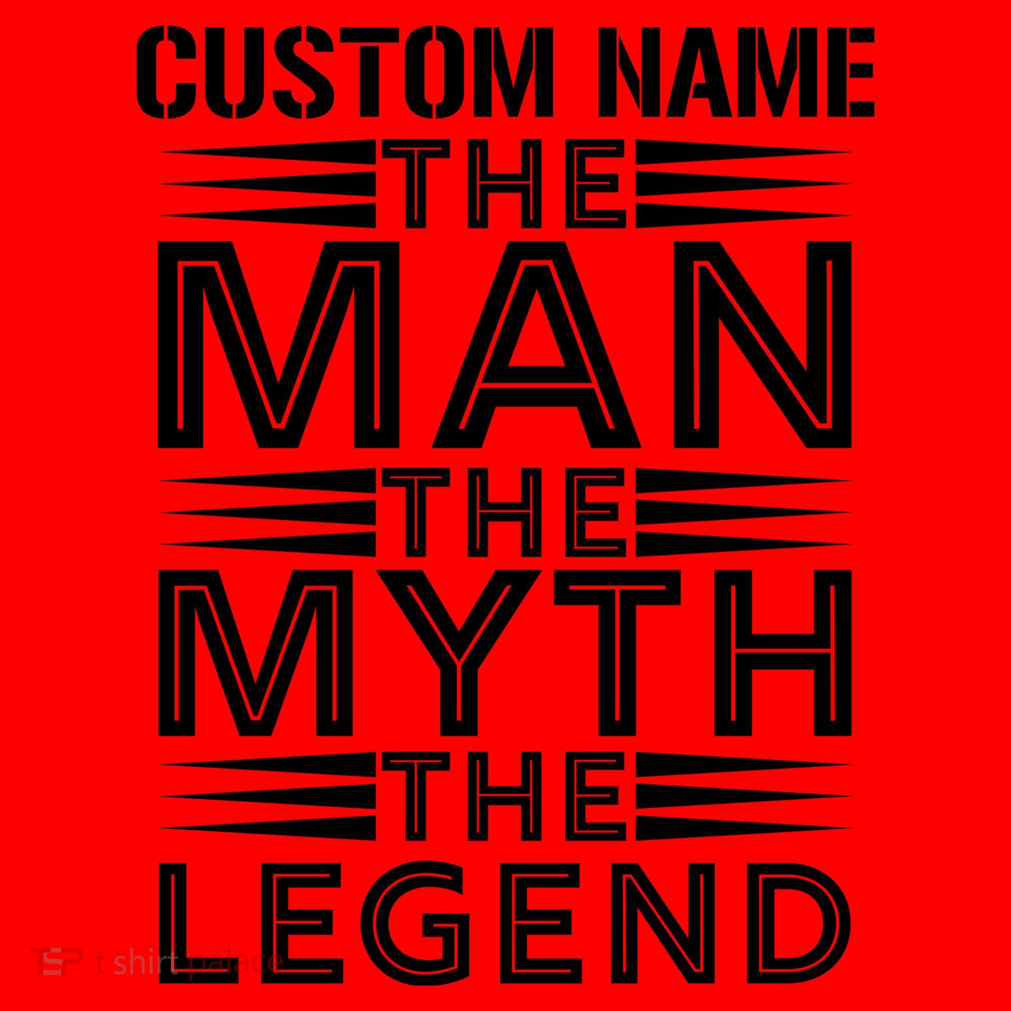 Custom Name The Man The Myth The Legend Santa Hat