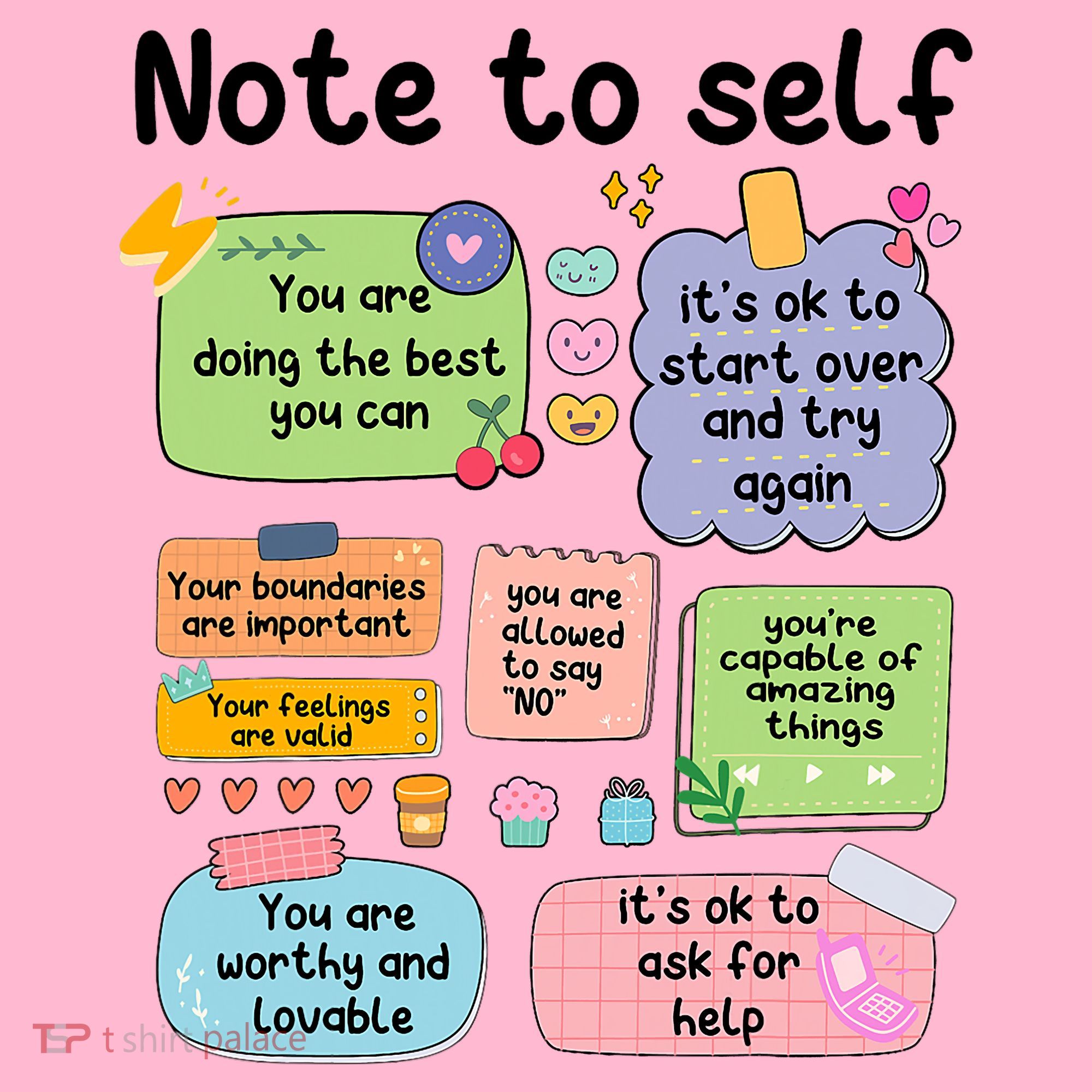 Counselor Note To Self Mental Health School Psychologist Coaster
