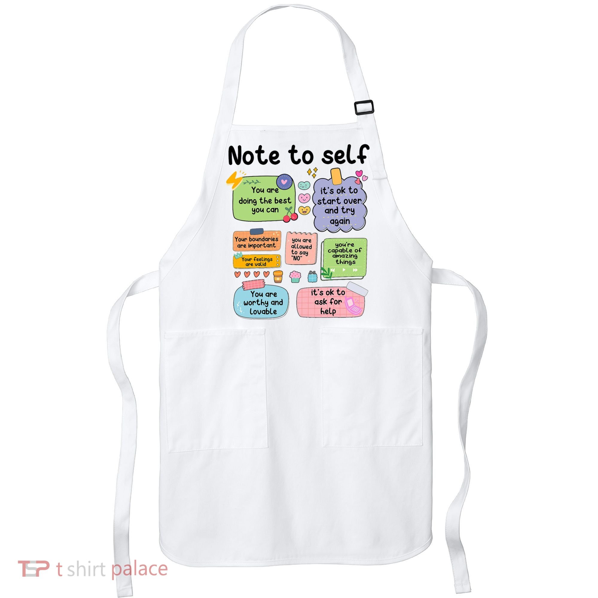 Counselor Note To Self Mental Health School Psychologist Apron