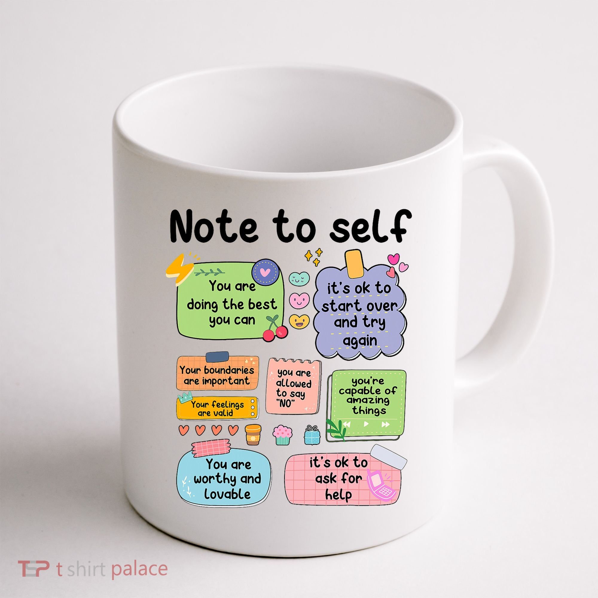Counselor Note To Self Mental Health School Psychologist Coffee Mug