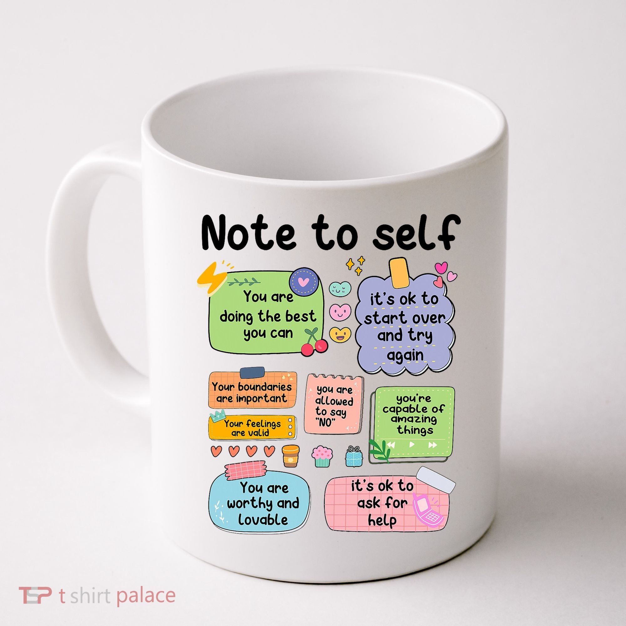 Counselor Note To Self Mental Health School Psychologist Coffee Mug