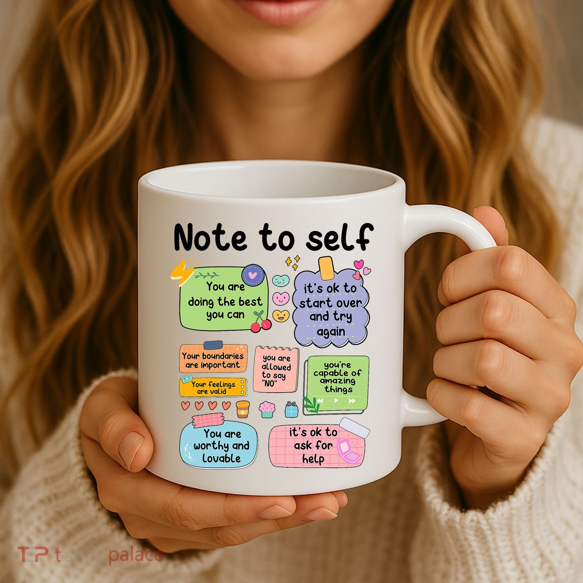 Counselor Note To Self Mental Health School Psychologist Coffee Mug