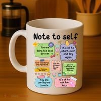 Counselor Note To Self Mental Health School Psychologist Coffee Mug thumb 4
