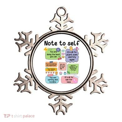 Counselor Note To Self Mental Health School Psychologist Ornament