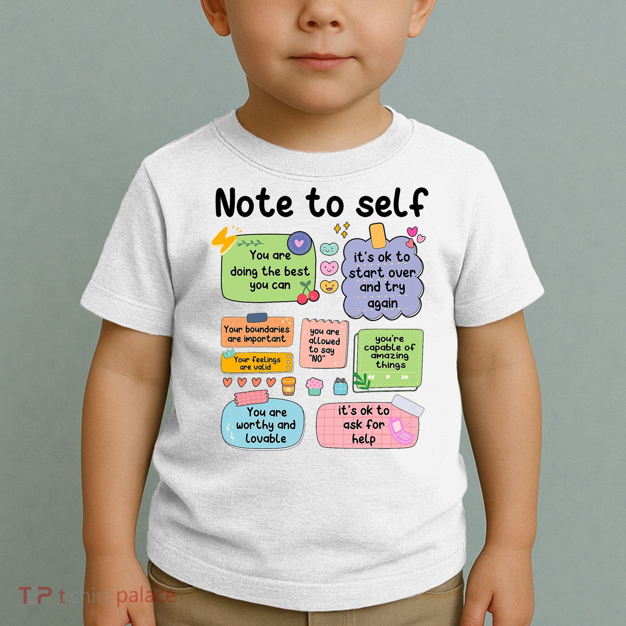 Counselor Note To Self Mental Health School Psychologist Toddler T-Shirt